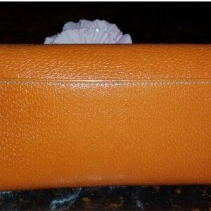 Orange Kate Spade Foldover Wallet
